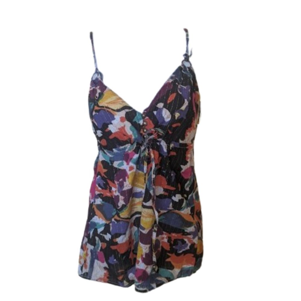 ---  Multi Color Cotton Camisole Top Size XS